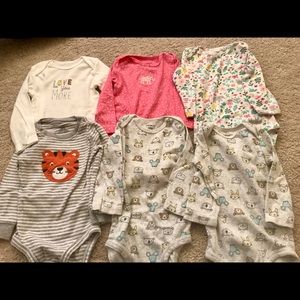 Carters 6 full sleeve body suits